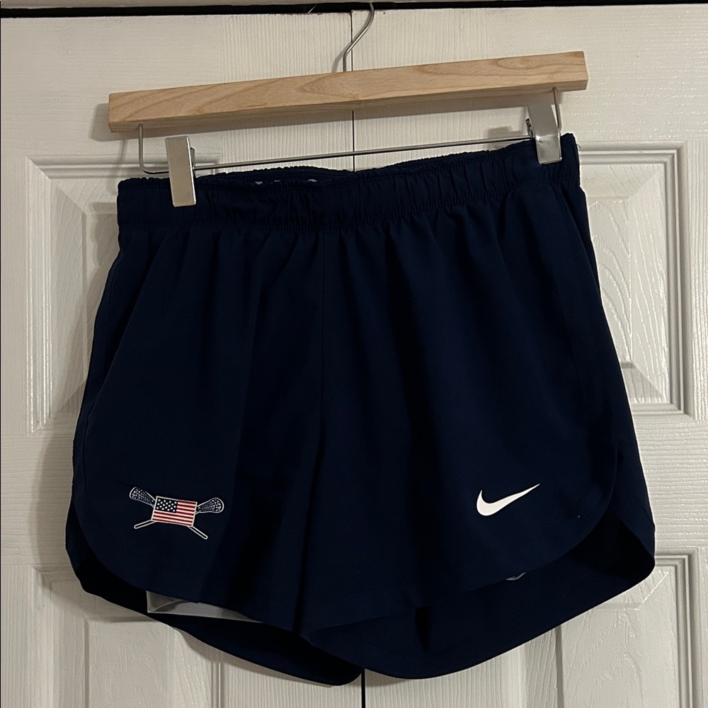 Nike Women's Dark Blue Athletic Shorts